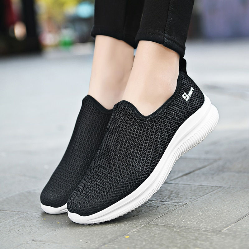 Thumbnail: Summer Mesh Men Shoes Lightweight Sneakers Men Fashion Casual Walking Shoes 202