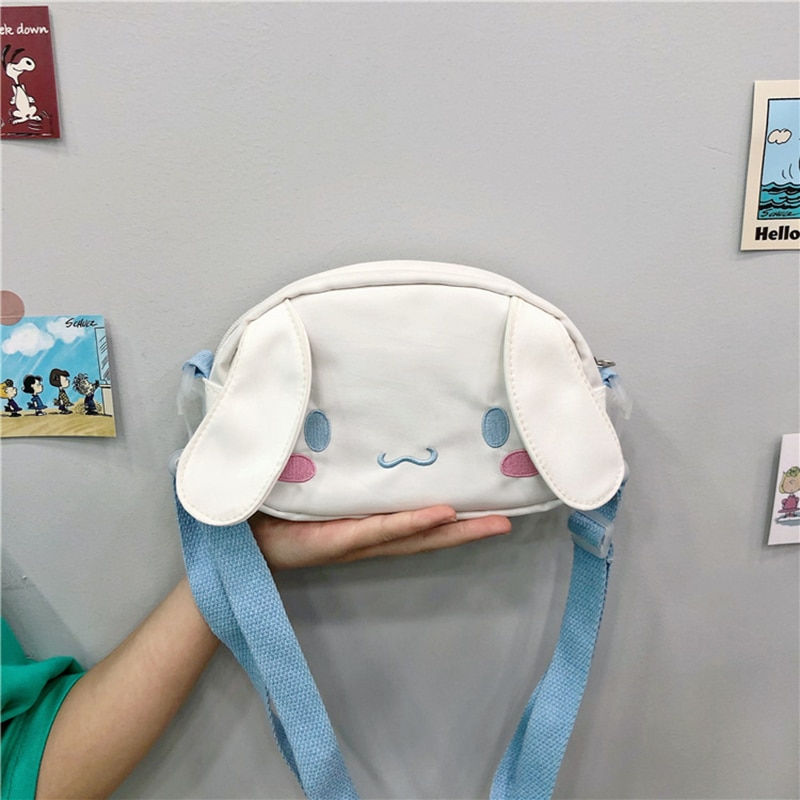 Thumbnail: Sanrio Crossbod Bag Kuromi My Melody Simple Hobos Chest For Students Cinnamorol