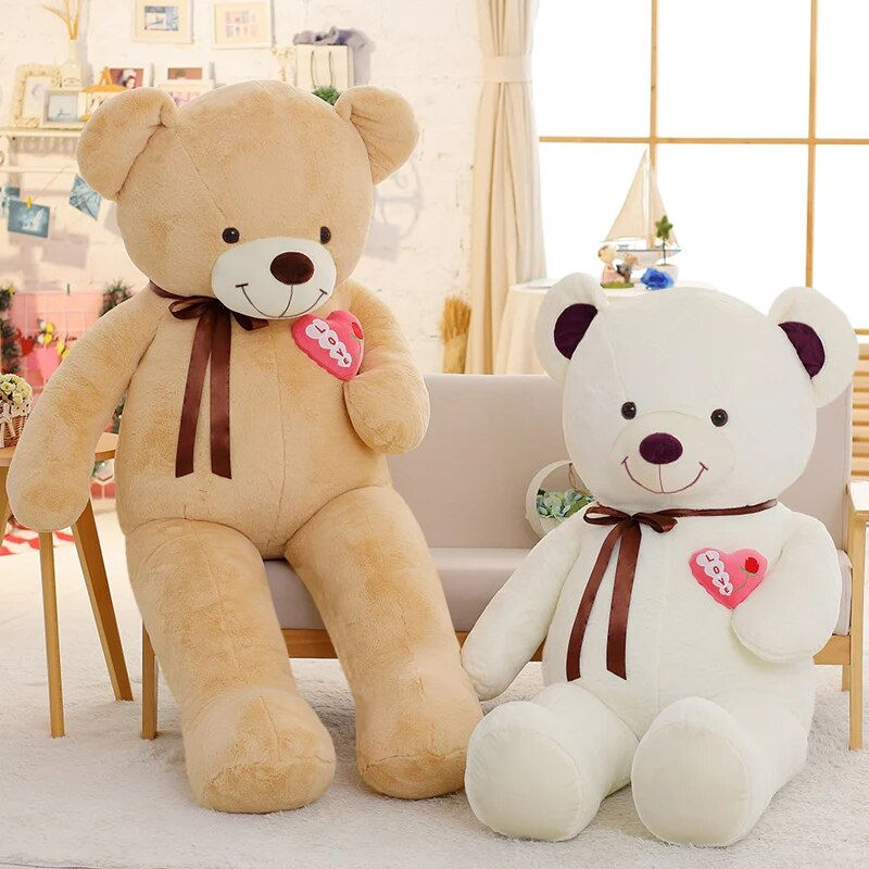 Miniatura: 1PC 75/90/110cm Large Teddy Bear Plush Toy Lovely Huge Stuffed Soft Bear Wear B