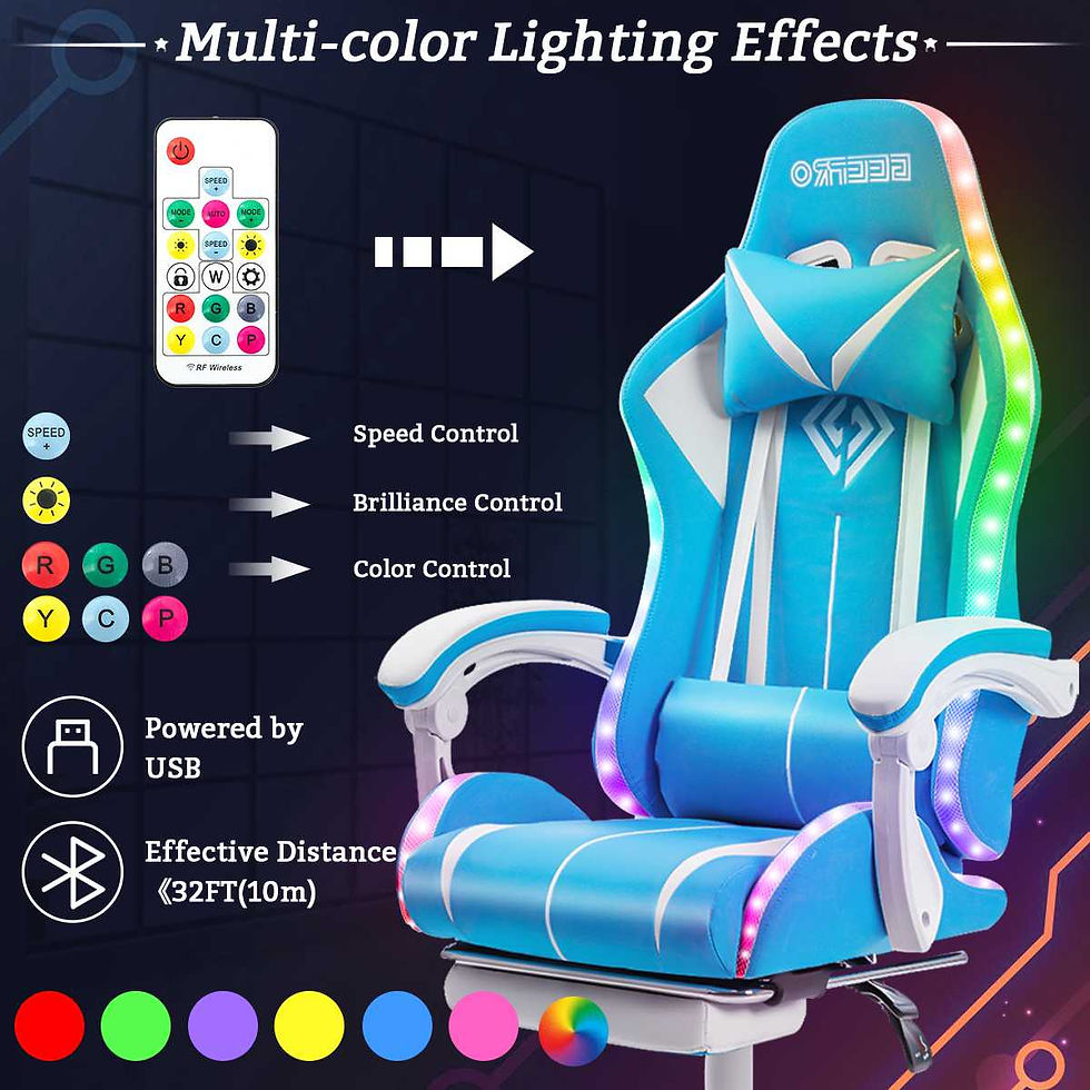 Miniatura: High Quality Gaming Chair RGB Light Office Chair Gamer Computer Chair Ergonomic