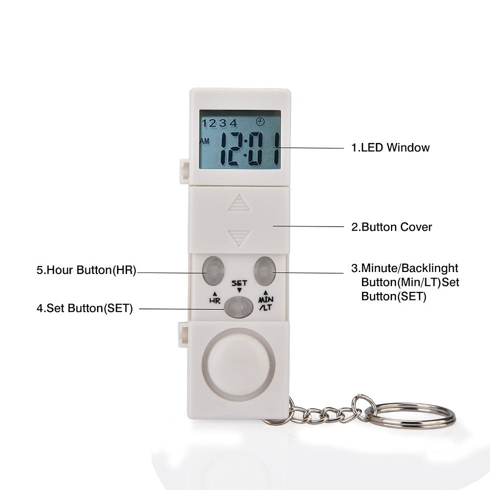 Thumbnail: 7 Days Pill Box Portable Case Organizer LED Timer Reminder 28 Grids Weekly
