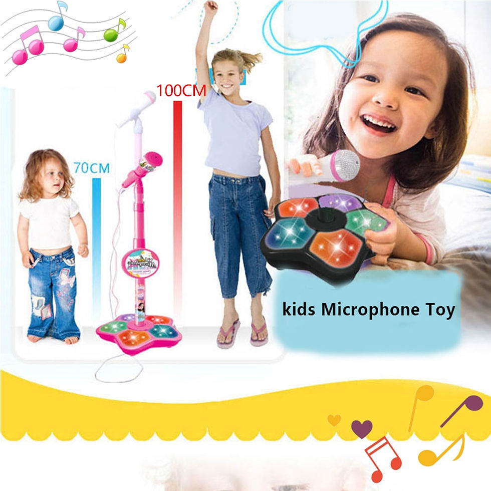 Thumbnail: Kids Microphone with Stand Karaoke Song Music Instrument Toys Brain-Training Ed
