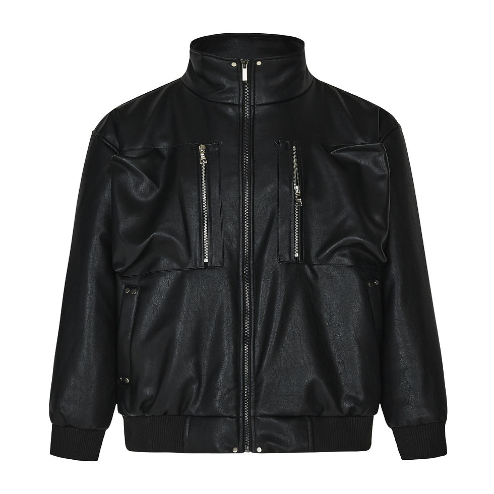 Thumbnail: Women's American-style Vintage Leather Coat