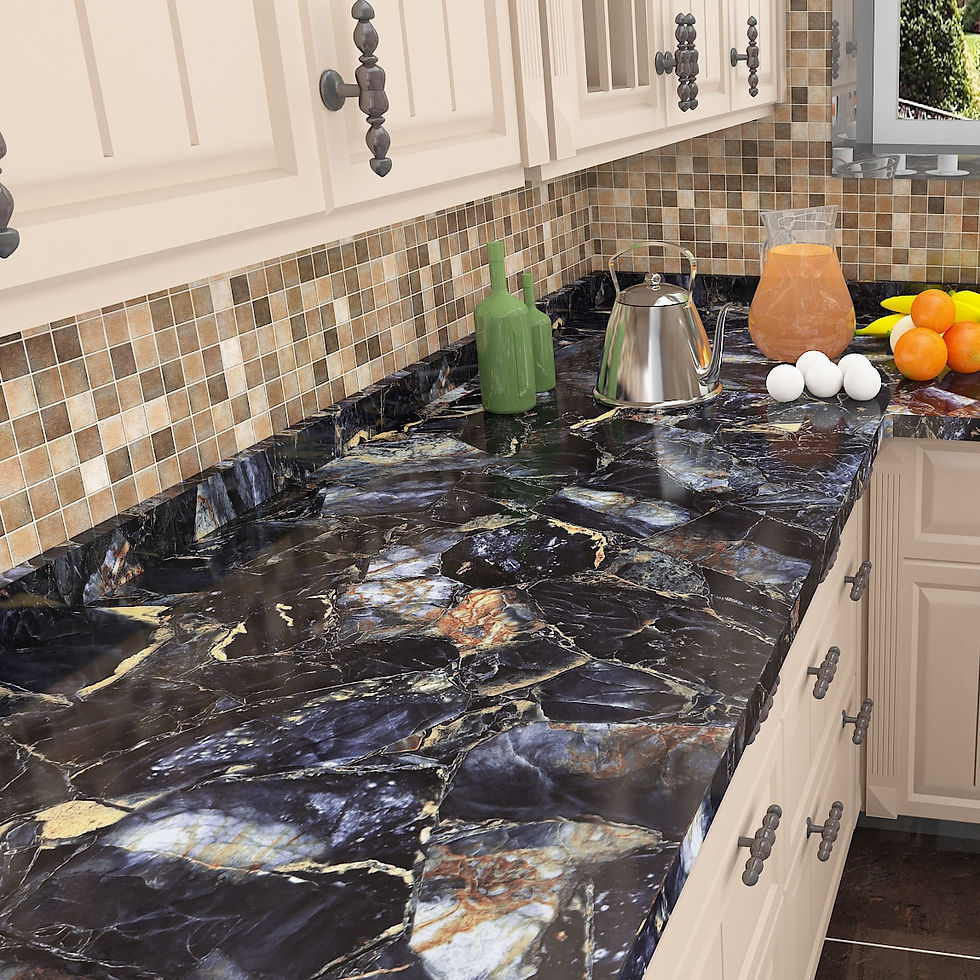 Thumbnail: Kitchen Marble Wallpaper Contact Paper PVC Self Adhesive Waterproof Oil-proof