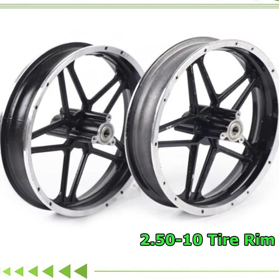 縮圖：49cc-50cc Mini Pit Bike Front & Rear Wheels Set, 2.50-10 Tire Rim Hub