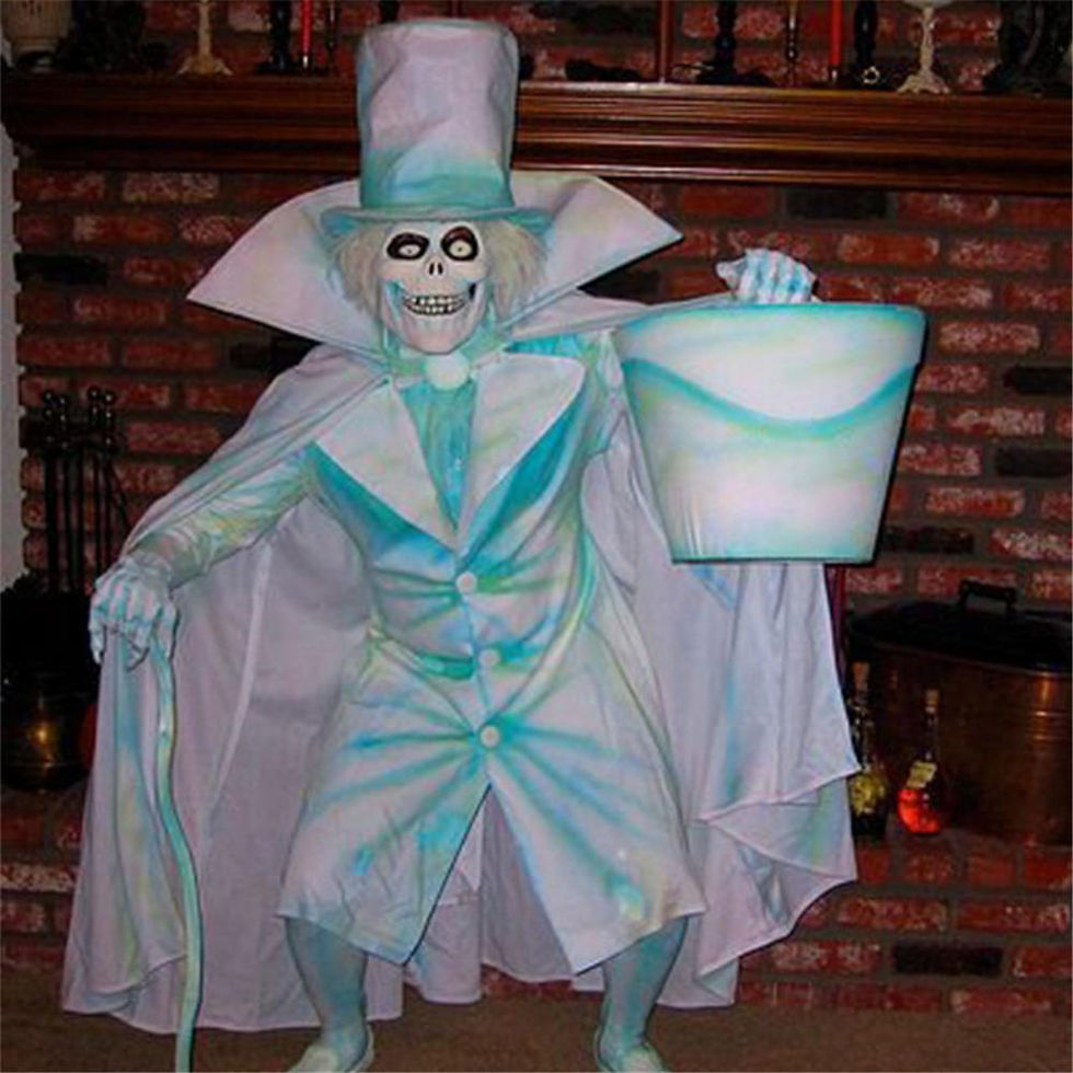サムネイル： Halloween Decoration Skeleton Man With Bucket Ornaments Resin Spooky Figurines