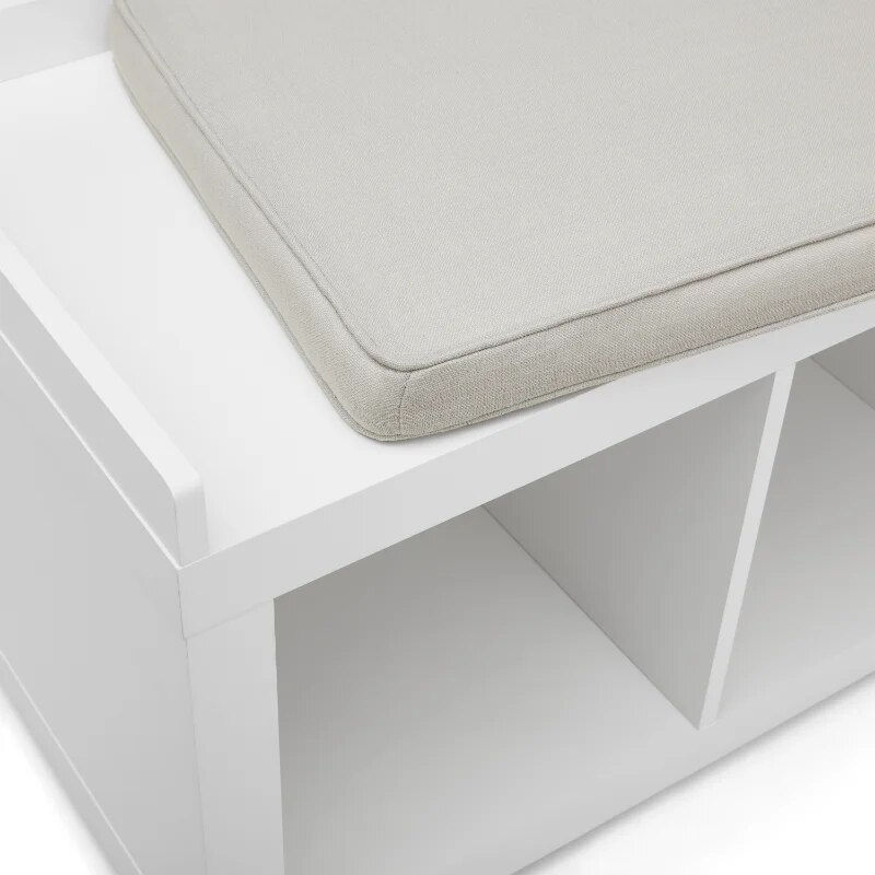 Miniatura: 3-Cube Storage Bench, White