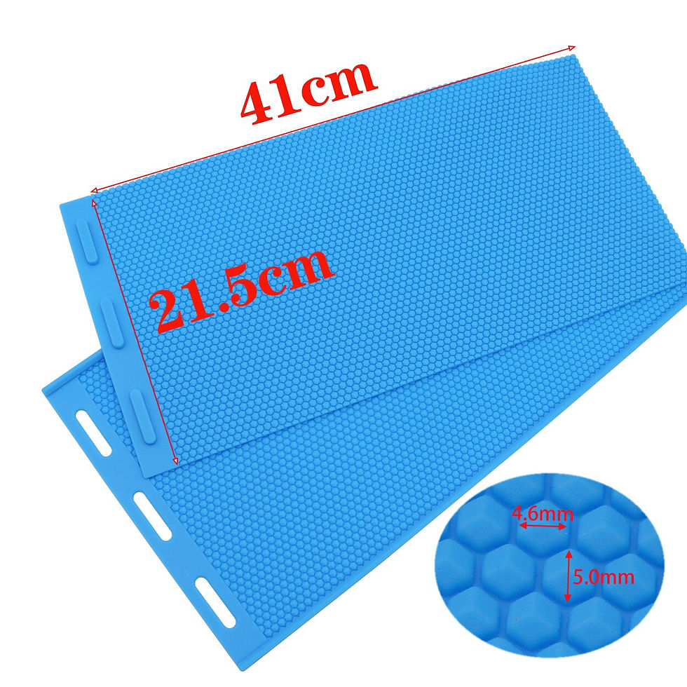 Imej kecil: Beekeeping Silicone Beeswax Honeycomb Mold Flexible Wax For Machine