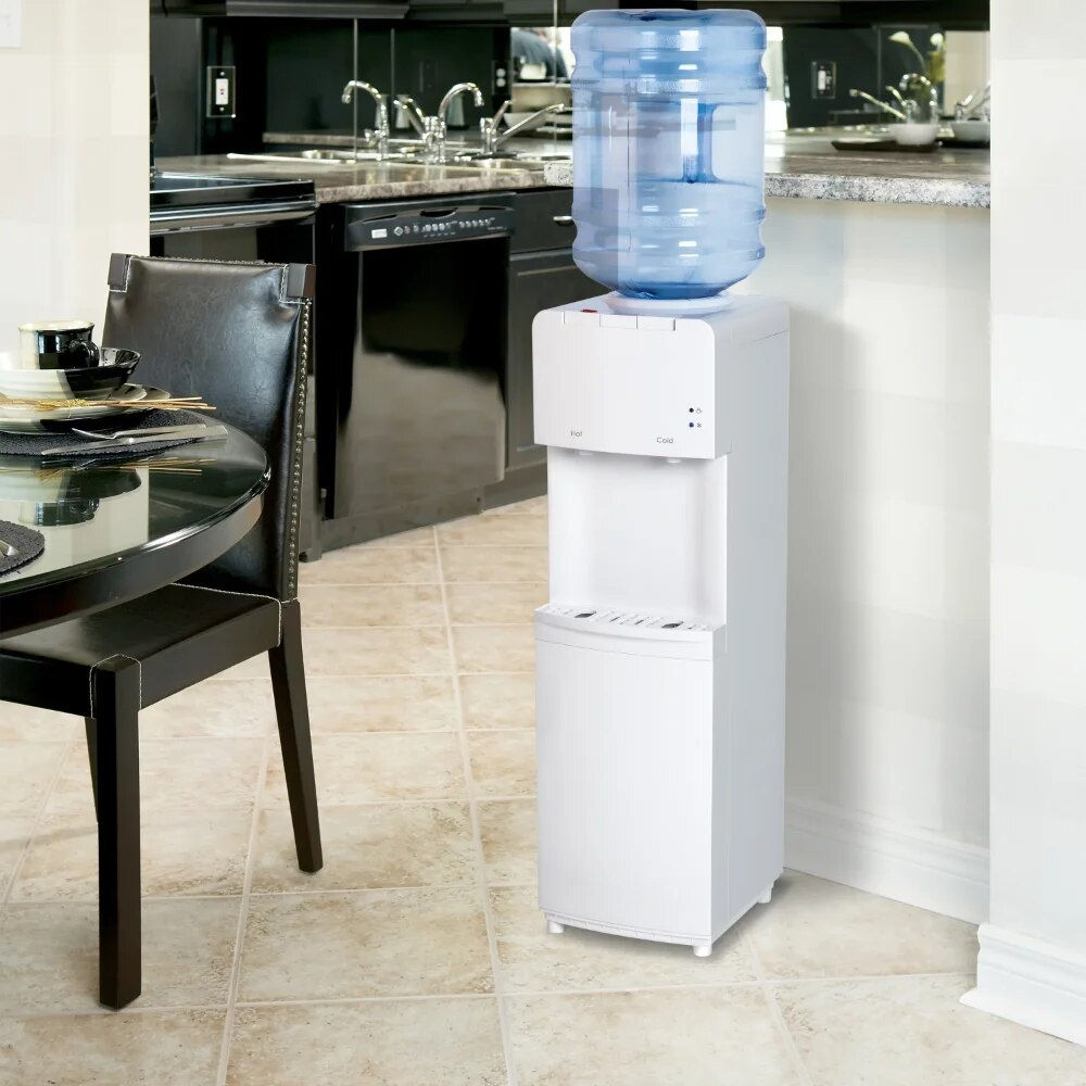2023 New Great Value Top Loading Hot, Cold Temperature Water Dispenser, White W