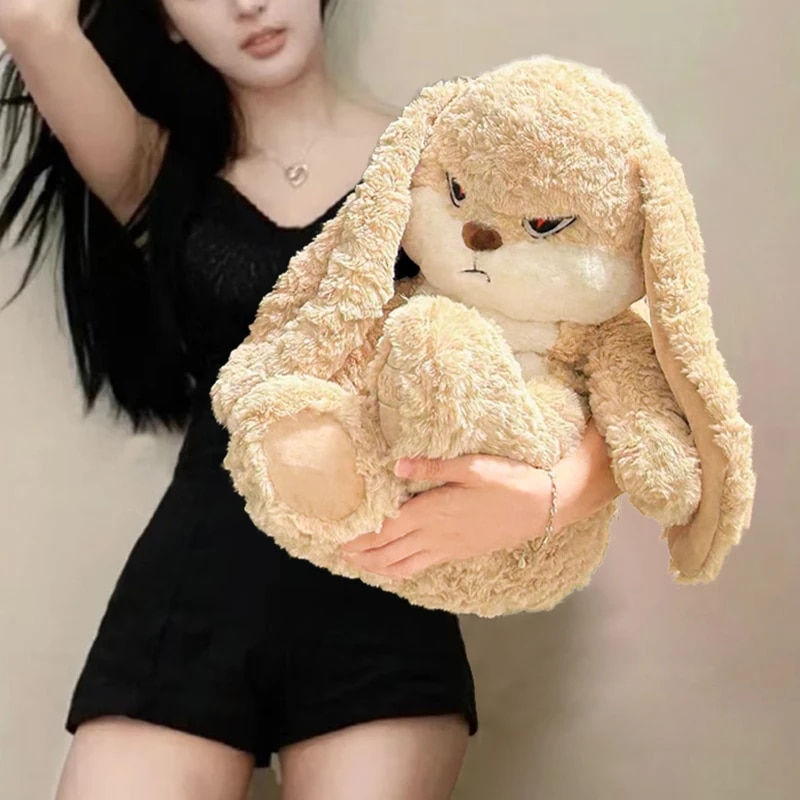 Thumbnail: Anger bunny plushie long ear bunny plush toy Kawaii Bunny Plush  Kids Doll for