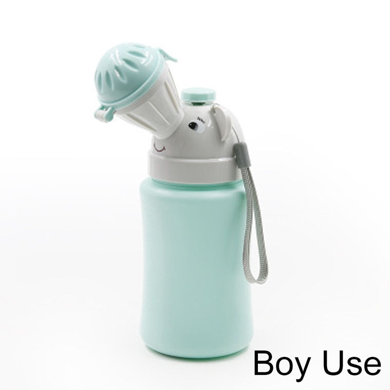 Thumbnail: Portable Baby Hygiene Toilet Urinal Boys Girls Pot Outdoor Car Travel Anti-leak