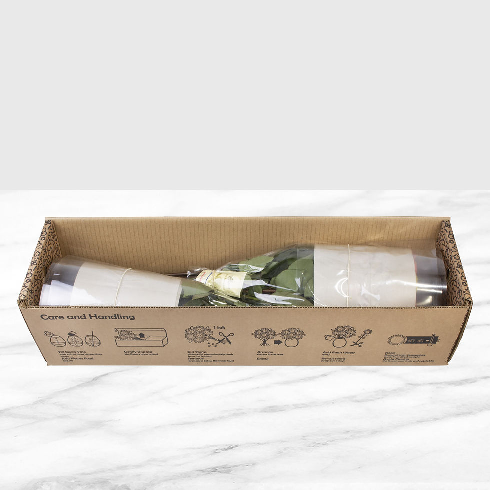 Thumbnail: Pre-Order Valentine's Day 50 Stem Hot Pink & Light Pink Roses