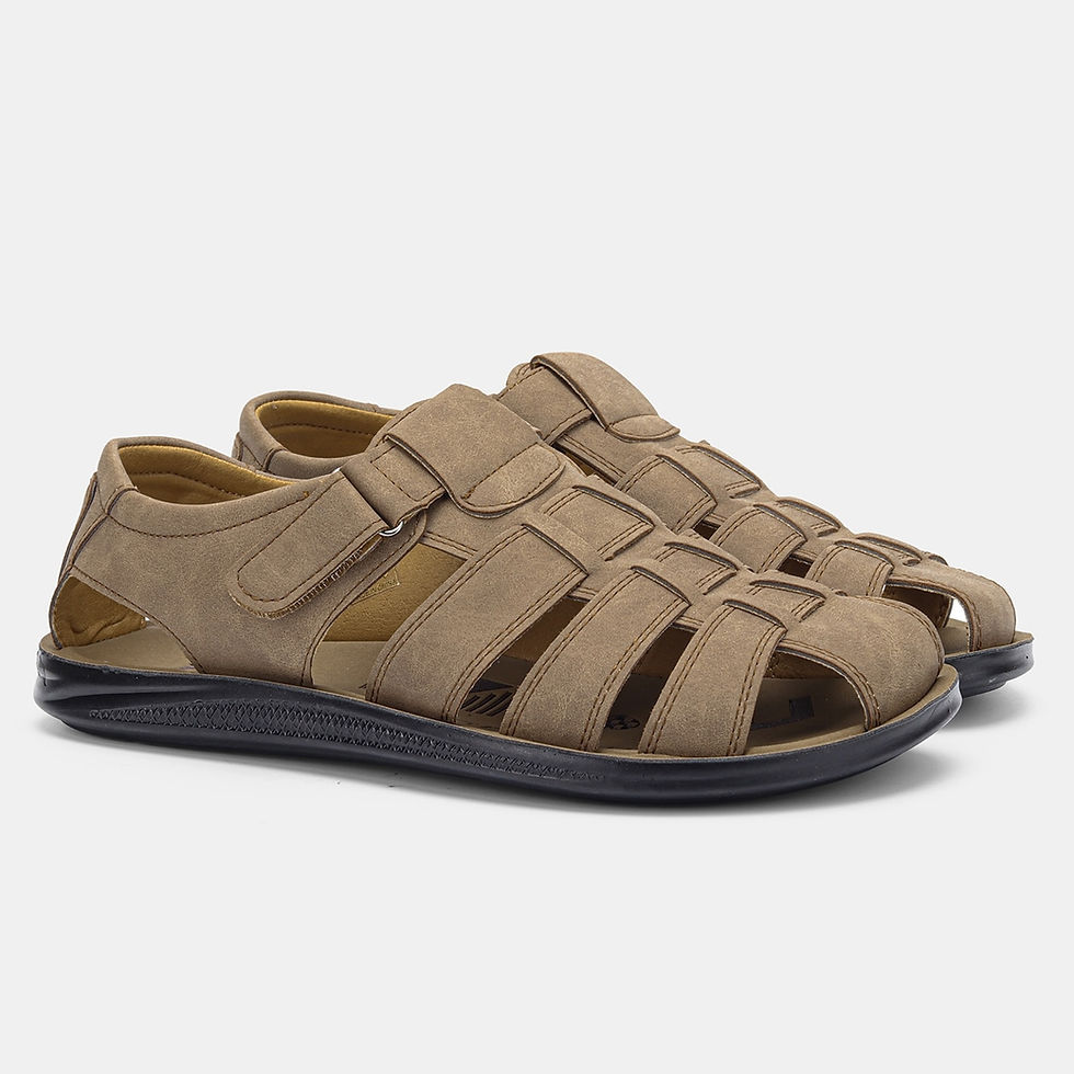 Thumbnail: Leather Men Sandals Casual Beach Comfortable Sandals Summer Shoes 2023 #S206-5