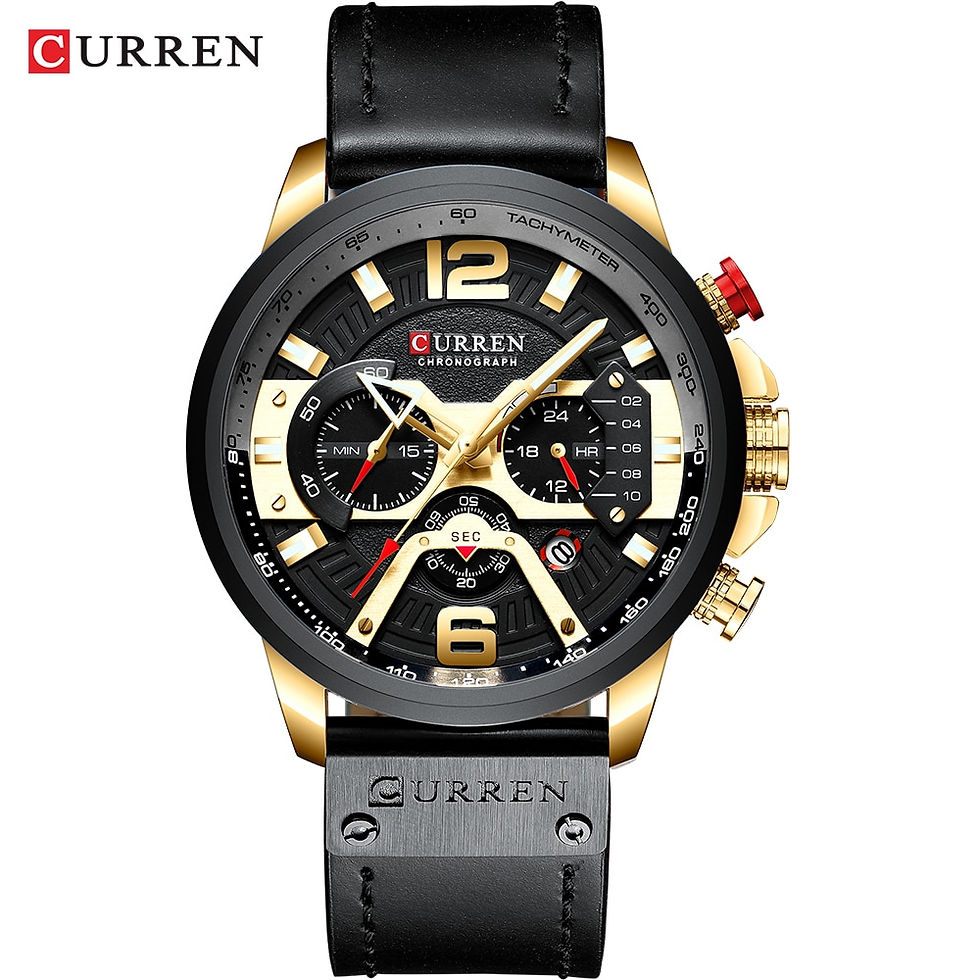 Miniatura: CURREN Casual Sport Watches for Men Top Brand Luxury Military Leather Wrist Wat