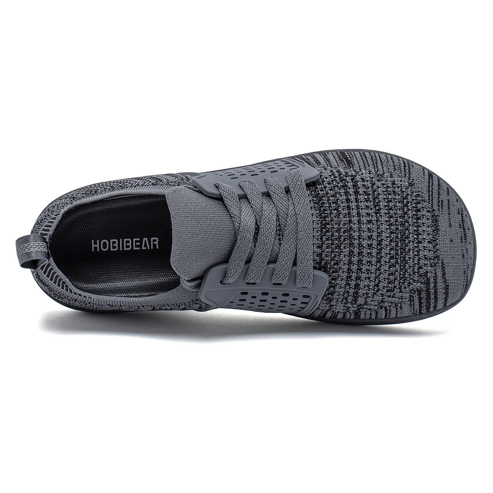 Thumbnail: HOBIBEAR Men's Wide Minimalist Barefoot Shoes Walking Sneakers| Zero Drop Sole