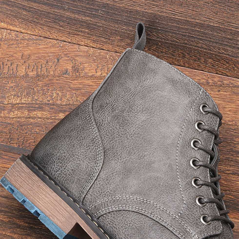 Thumbnail: 7-13 boots men 2023 fashion comfortable brand boots leather #AL636