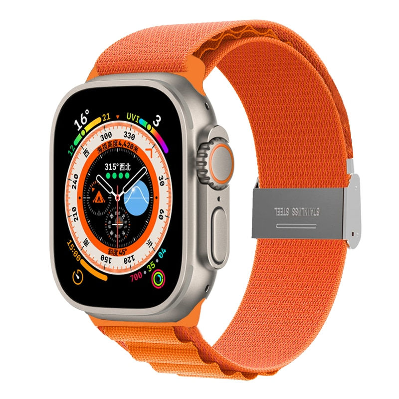 Alpine loop for Apple watch Ultra strap 49mm 44mm 45mm 40mm 41mm 42mm 38mm snap