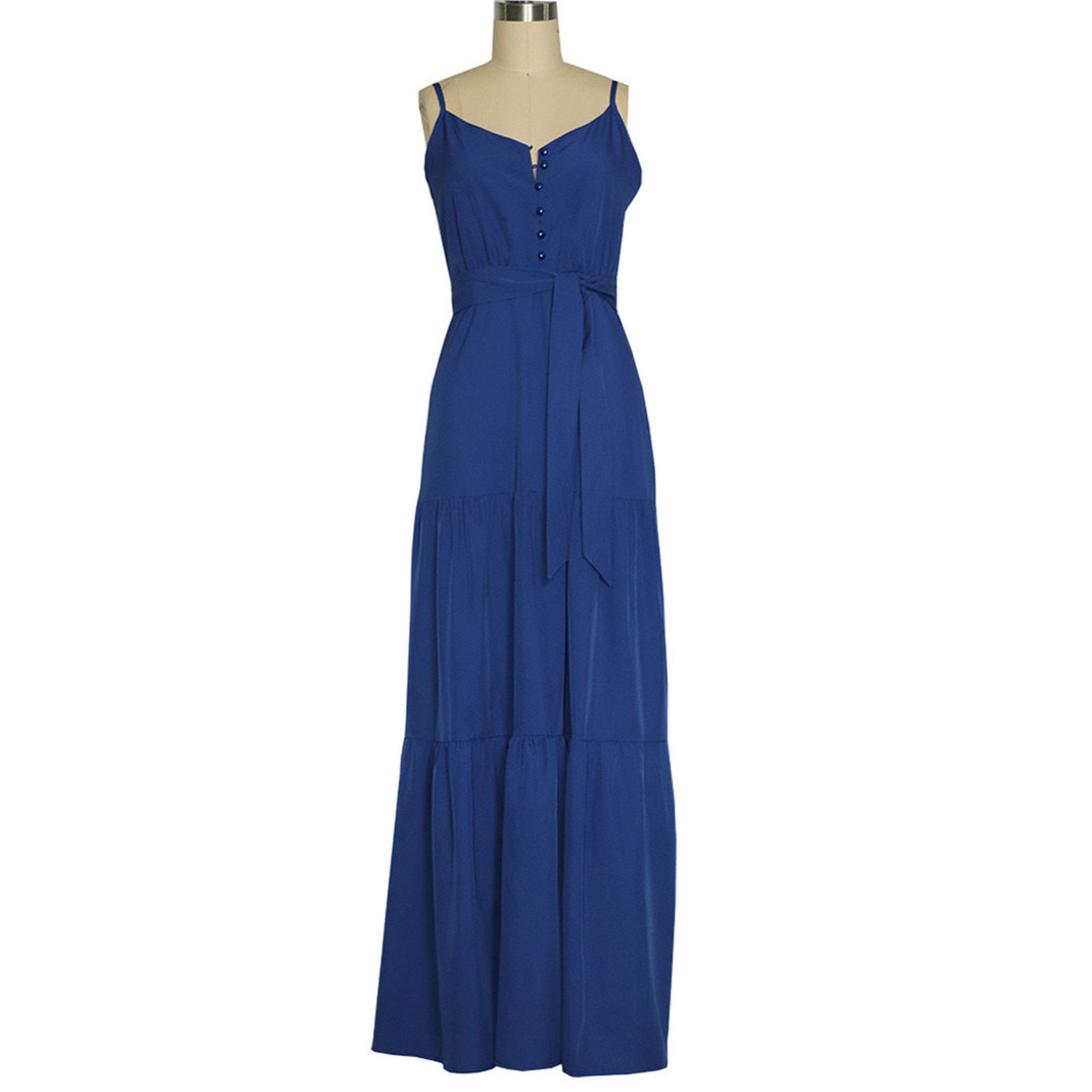 Party Elegant Cute Maxi Summer Dresses Women V Neck Button White Beach Dress Be