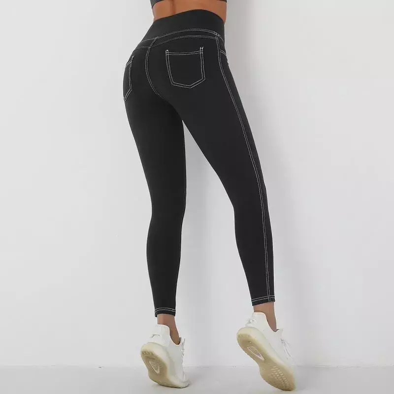 Miniaturebillede: NEW2023 CHRLEISURE High Waist Leggings Sweatpants Women Gorgeous Push Up