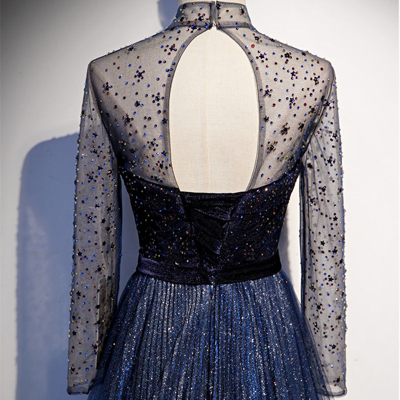 الصورة المصغرة: New Style High End Celebrity Long Tail Starry Sky Dress