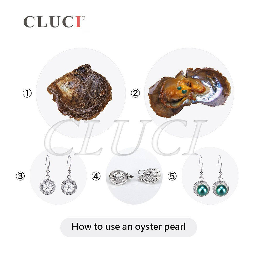 Miniaturebillede: CLUCI 30pcs 7-8mm Rainbow Colors Akoya Saltwater Twins Pearls Oysters  Quality