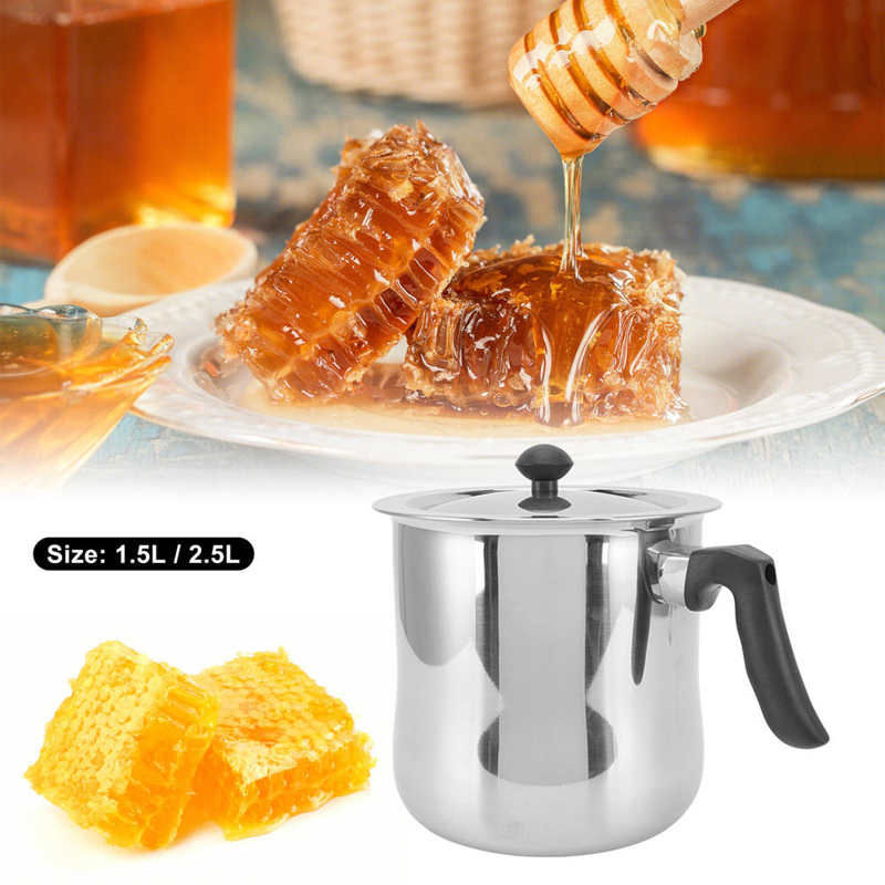 Thumbnail: Bee Wax Melting Pot Stainless Steel Heatproof Durable Beekeeping Wax Melting