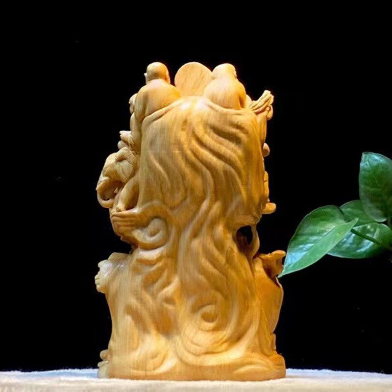 Thumbnail: Thuja Wood Eighteen Arhat Buddha Statue Solid wood carving Chinese