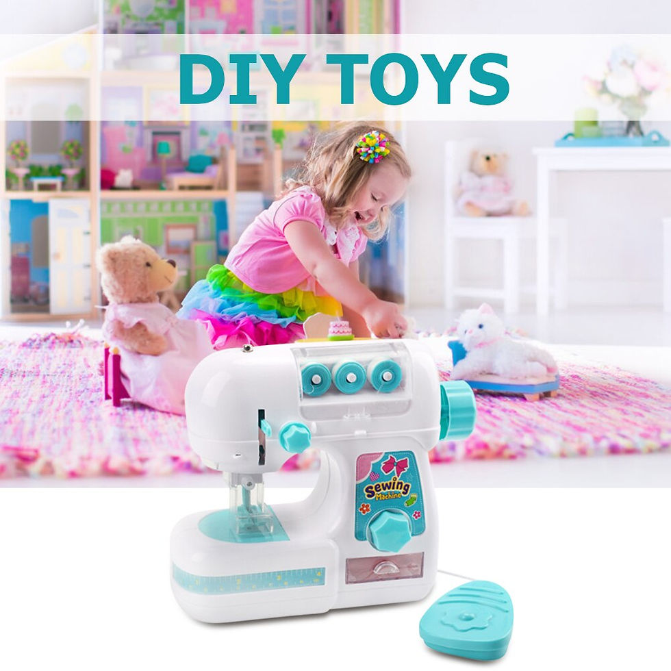 Thumbnail: Kids Simulation Sewing Machine Toy Mini Furniture Toy Educational Learning Desi