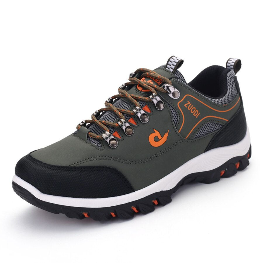 Men Hiking Shoes Outdoor Anti Slip Rubber Sole Mountain Sneakers Wear Resistant