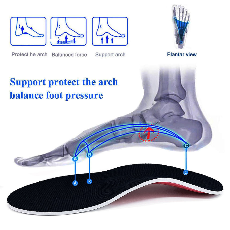 Thumbnail: Orthotic Insole Arch Support Flatfoot Orthopedic Insoles For Feet Ease Pressure