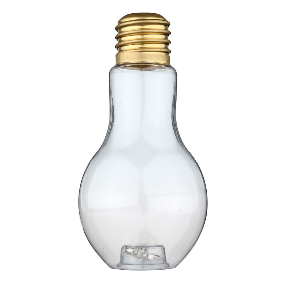 الصورة المصغرة: Creative Light Bulb Shape Plant Flower Pot Transparent Vase Hydroponic Containe