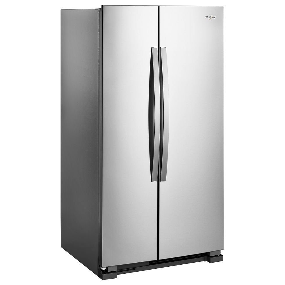 Thumbnail: Whirlpool 25 cu. ft. Large Side-by-Side Refrigerator with Adaptive Defrost and