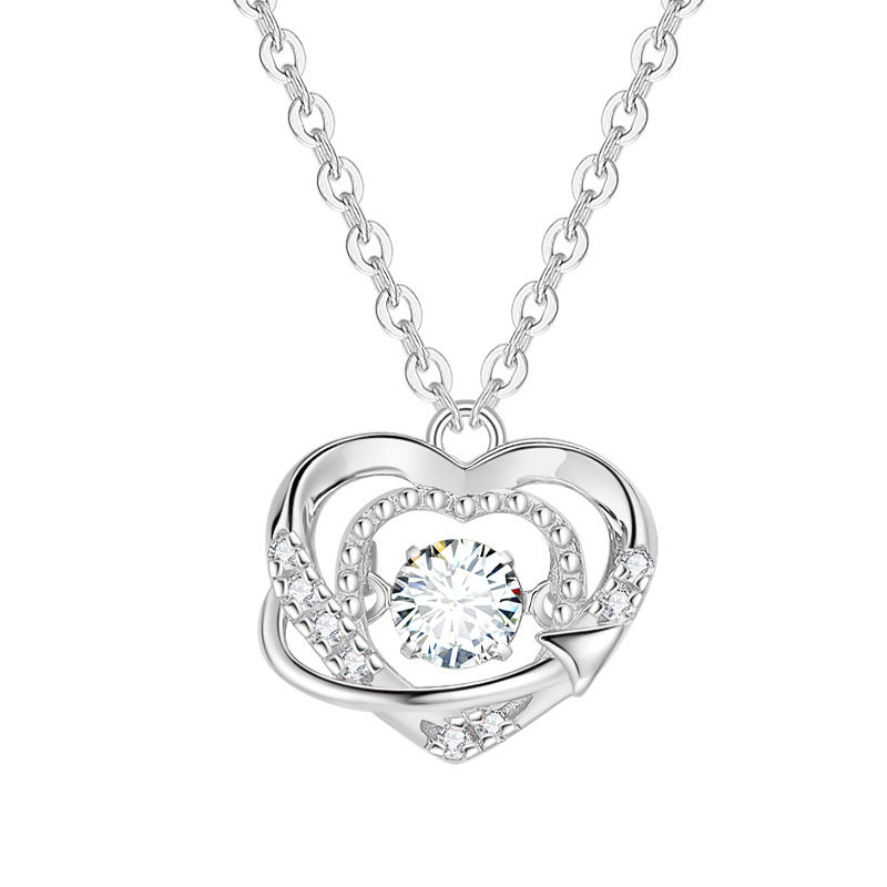 Thumbnail: Heart Necklace S925 Sterling Silver
