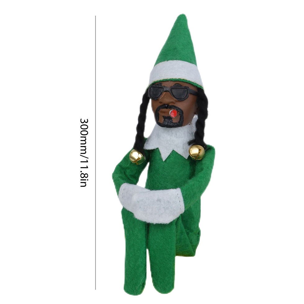 Thumbnail: Snoop on A Stoop Christmas Elf Doll Elf On The Shelf Home Decoration Christmas