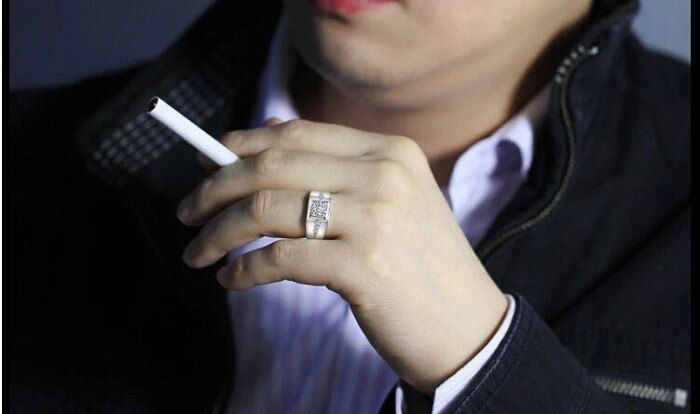 Thumbnail: US STOCK 50% off A Pair Wedding Couple Rings for Men and Women Silver Color