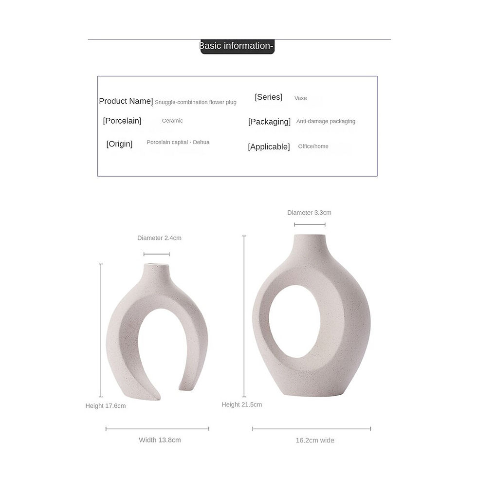 Miniatyrbilde: Nordic Ceramic Vase Ceramic Mini Vase Northern Europe Creative Idea Perfect Gif