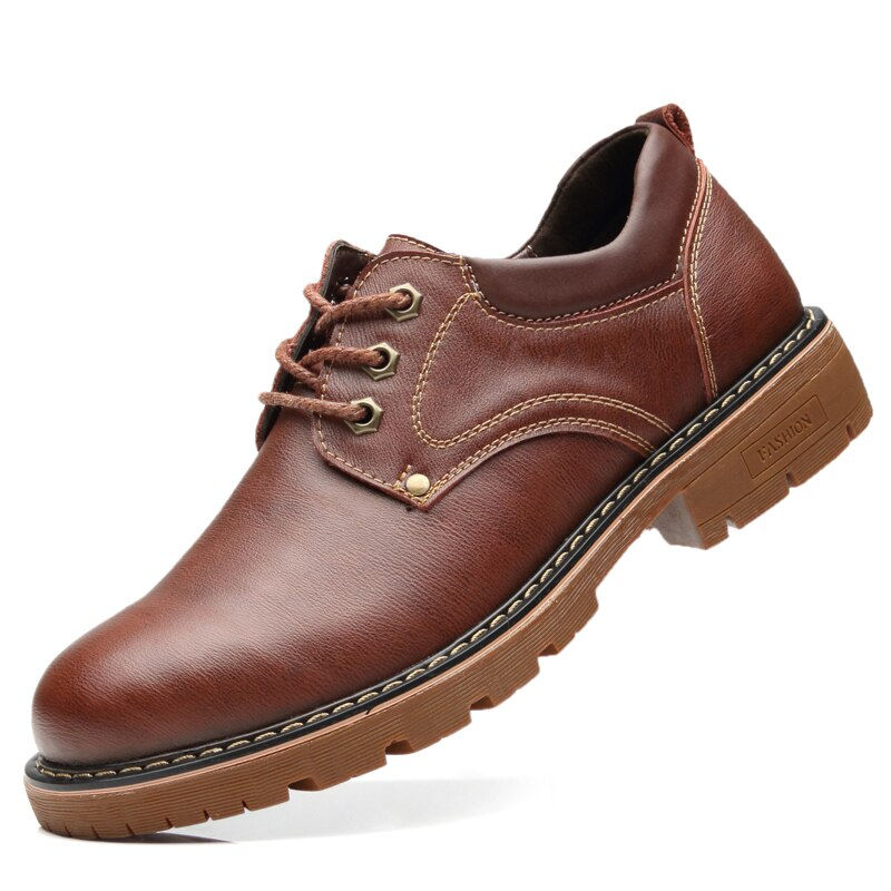 Thumbnail: Martin Boots 2023 New Lace up Cowhide Mountaineering Shoes Men's Casual Work Sh