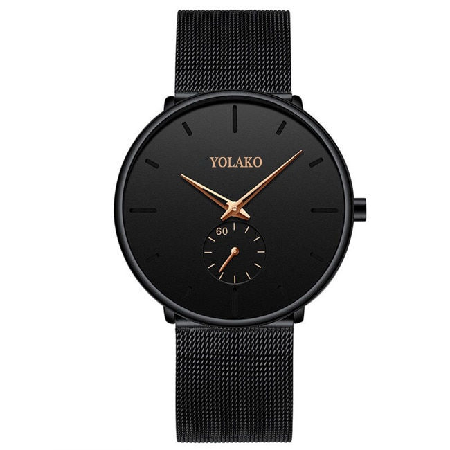 Thumbnail: 2023 Mens Fashion Minimalist Watches Men Business Casual Quartz Watch Simple Ma