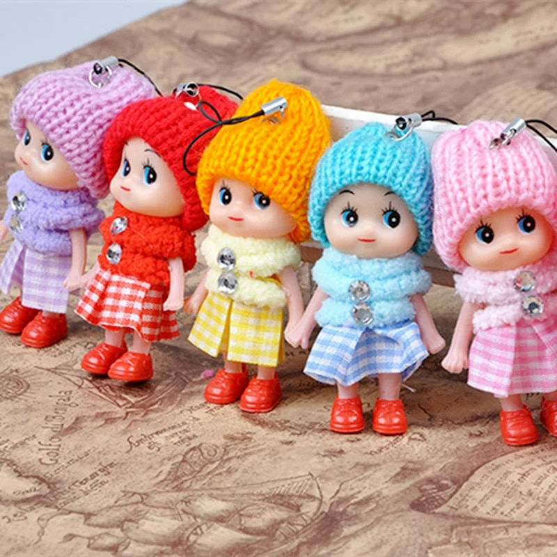 5Pcs Kids Toys Soft Interactive Baby Toy Mini Doll For Girls and Boys Hot small