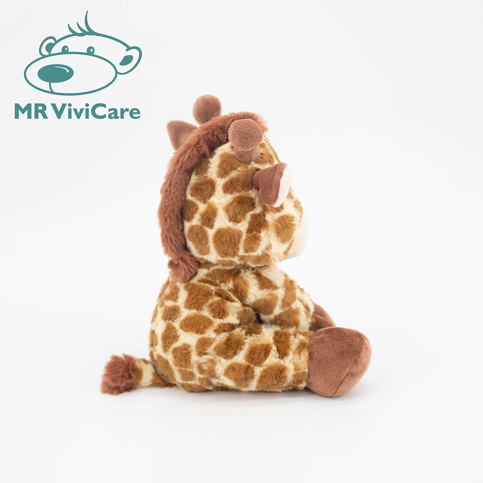 Thumbnail: 21.5cm Giraffe Cute Plush Dolls Baby Kids Cute Animal Soft Cotton Stuffed Soft