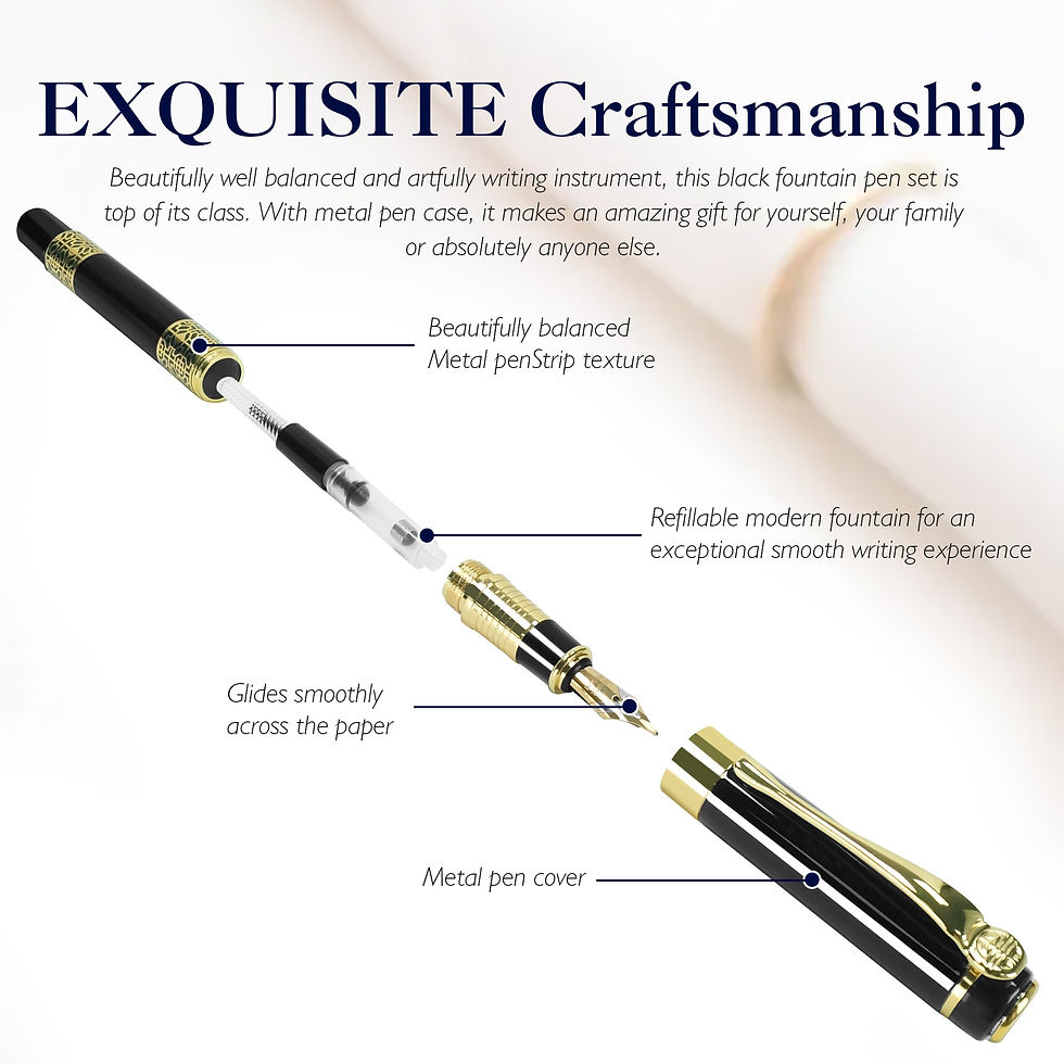 Thumbnail: STONEGO Classic Design Rosewood Color Brand Metal Ink Fountain Pen Office Execu