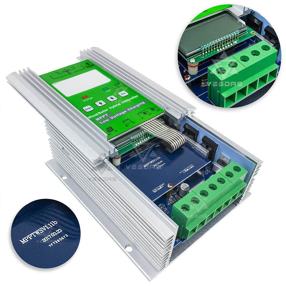 Thumbnail: 12V 24V 48V 3000W Wind Solar Hybrid Charge Controller, MPPT Charge for Solar