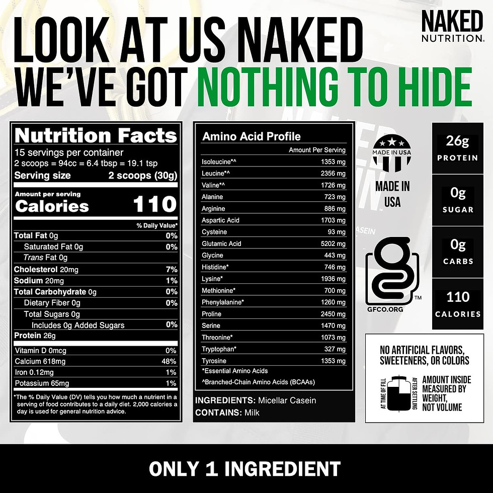 Thumbnail: Naked Casein 1LB