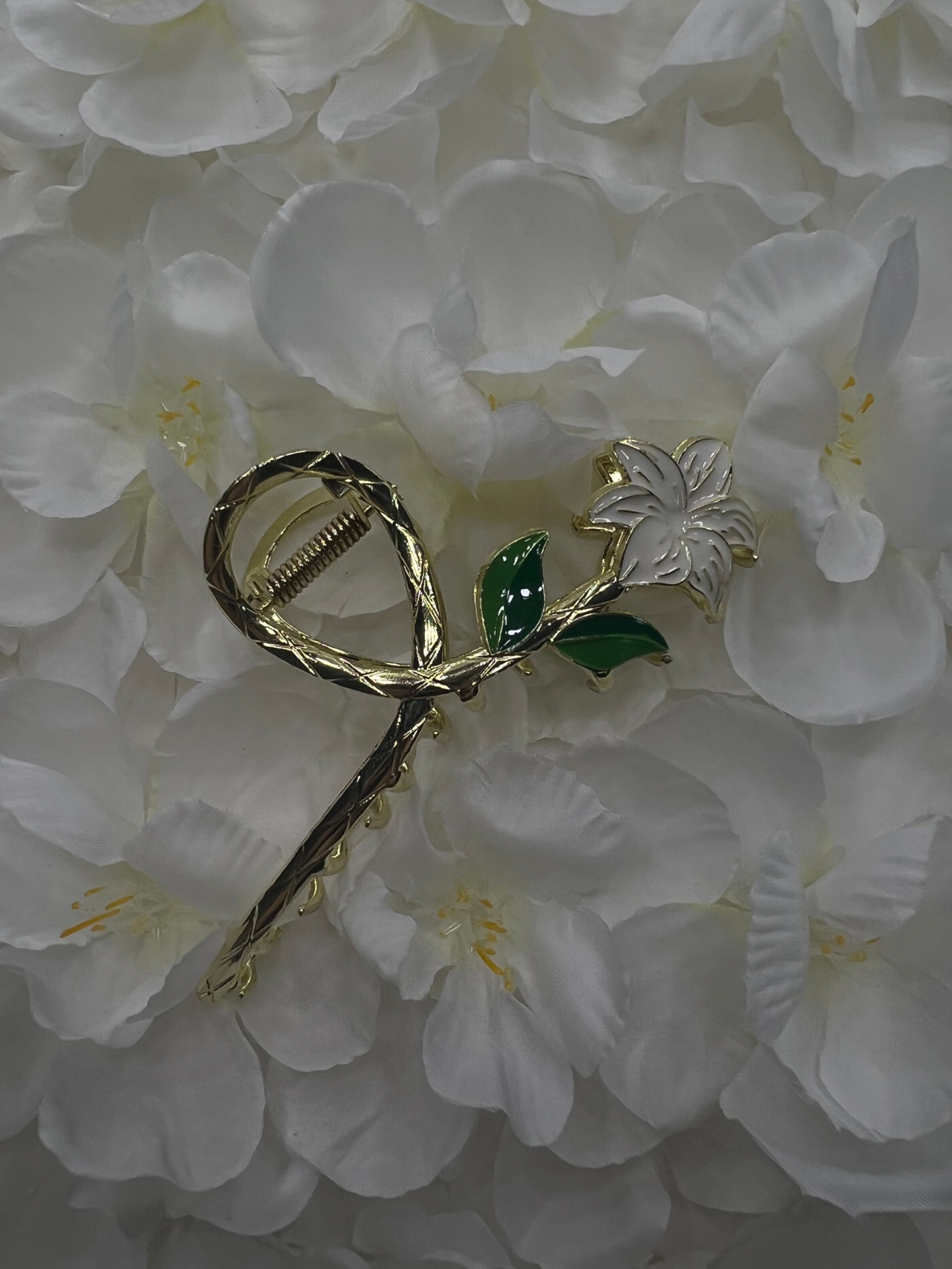 White Golden Flower HC