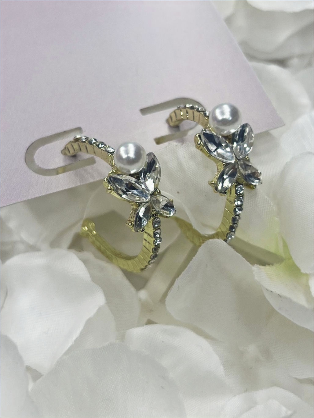 Butterfly Hoop Earrings