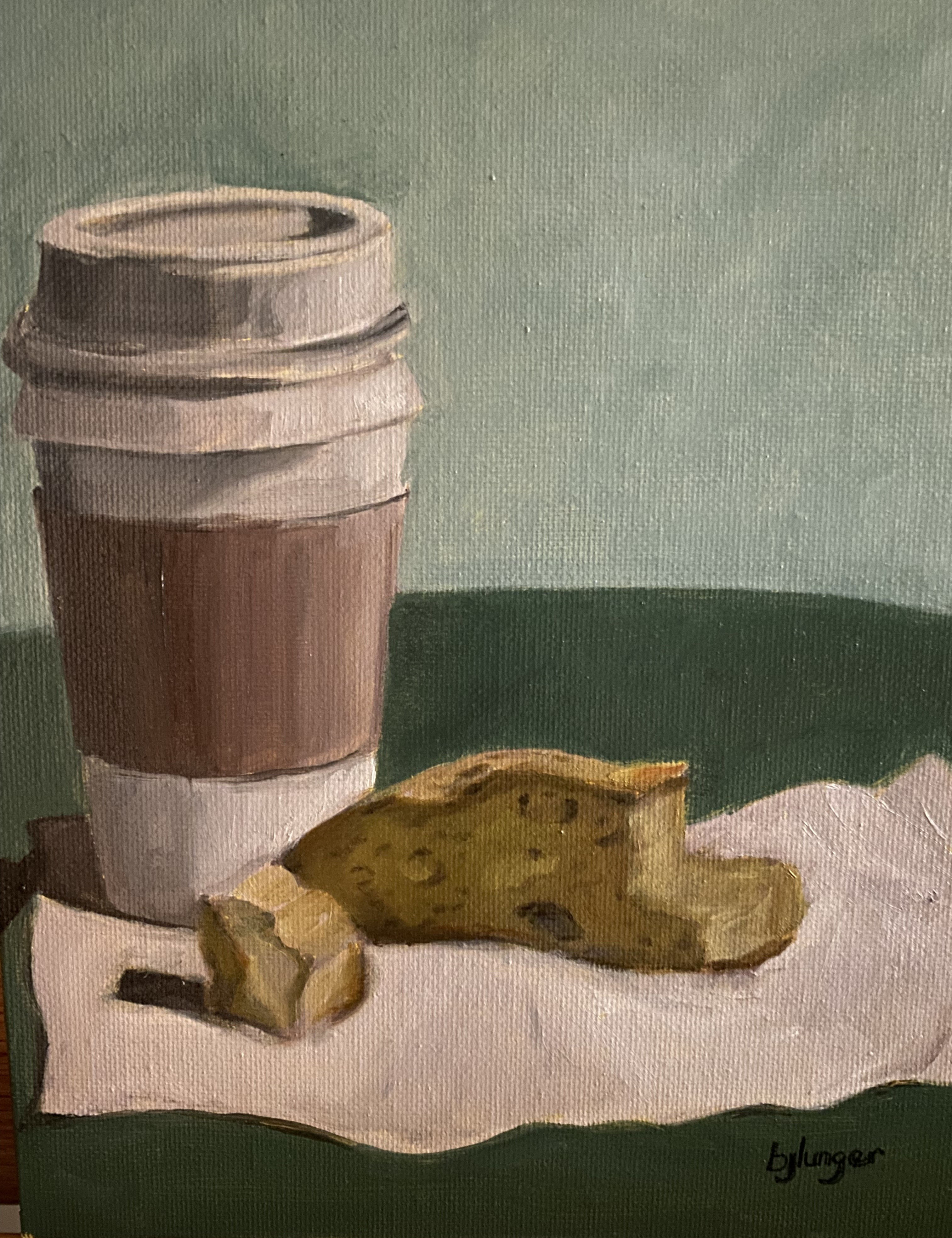 Latte and Biscotti