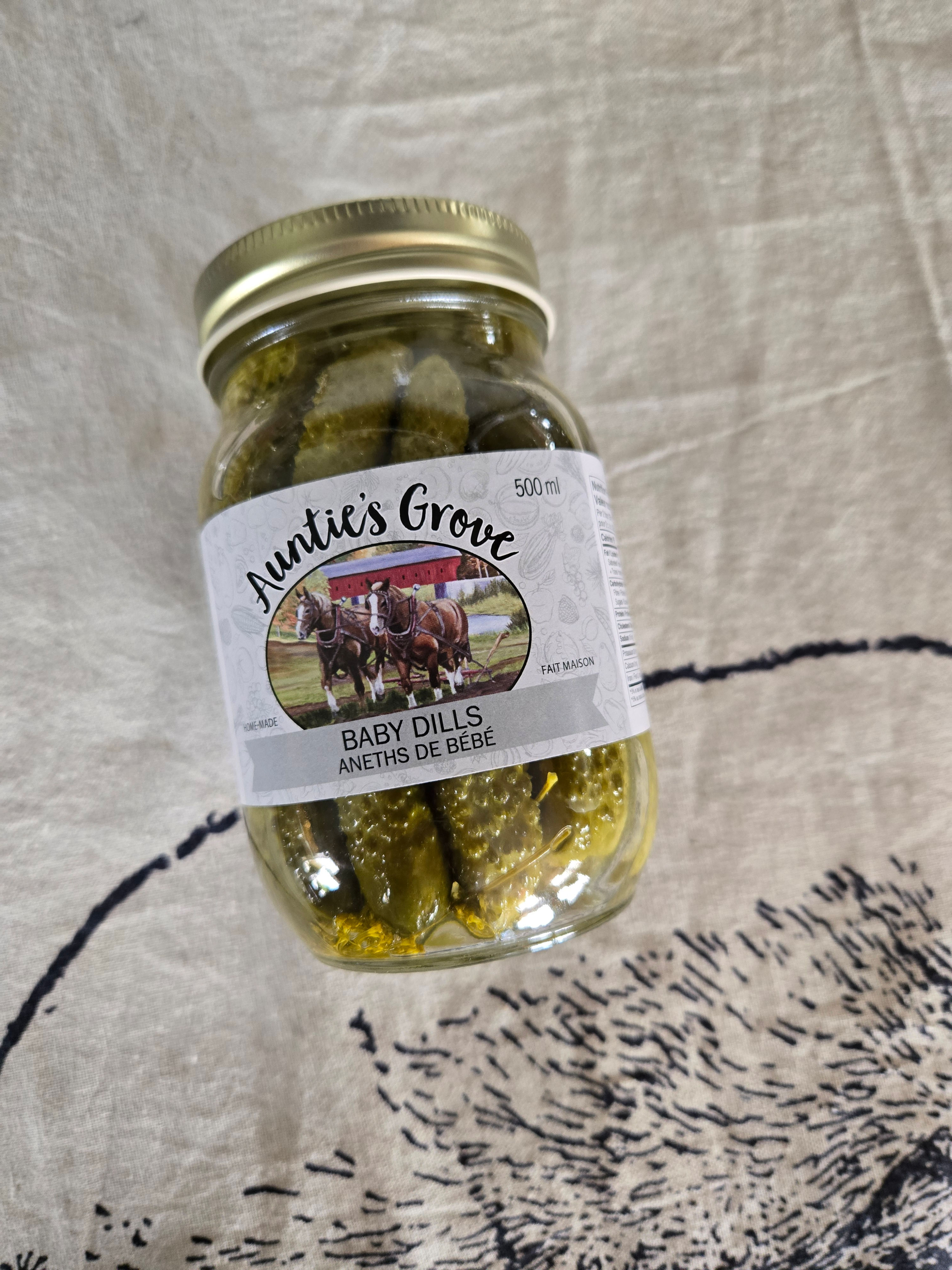 Baby Dill Pickles - Auntie's Grove