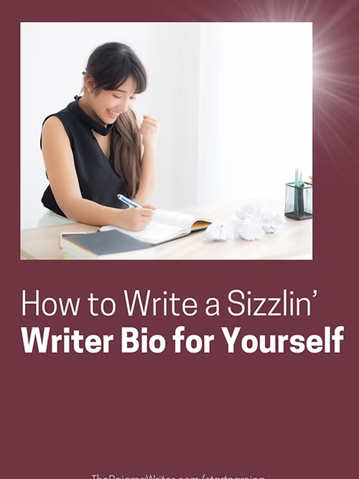Product cover image for, "How to Write a Sizlin' Writer Bio for Yourself"
