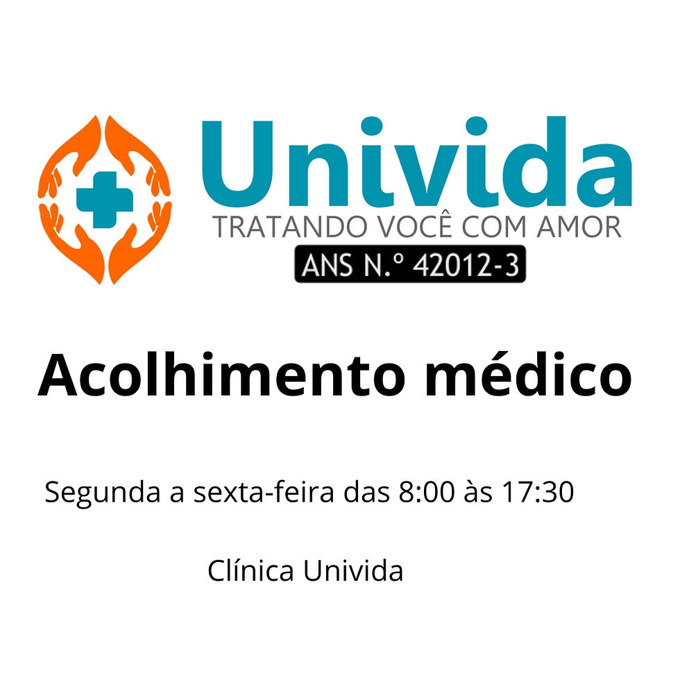 ACOLHIMENTO MÉDICO UNIVIDA 