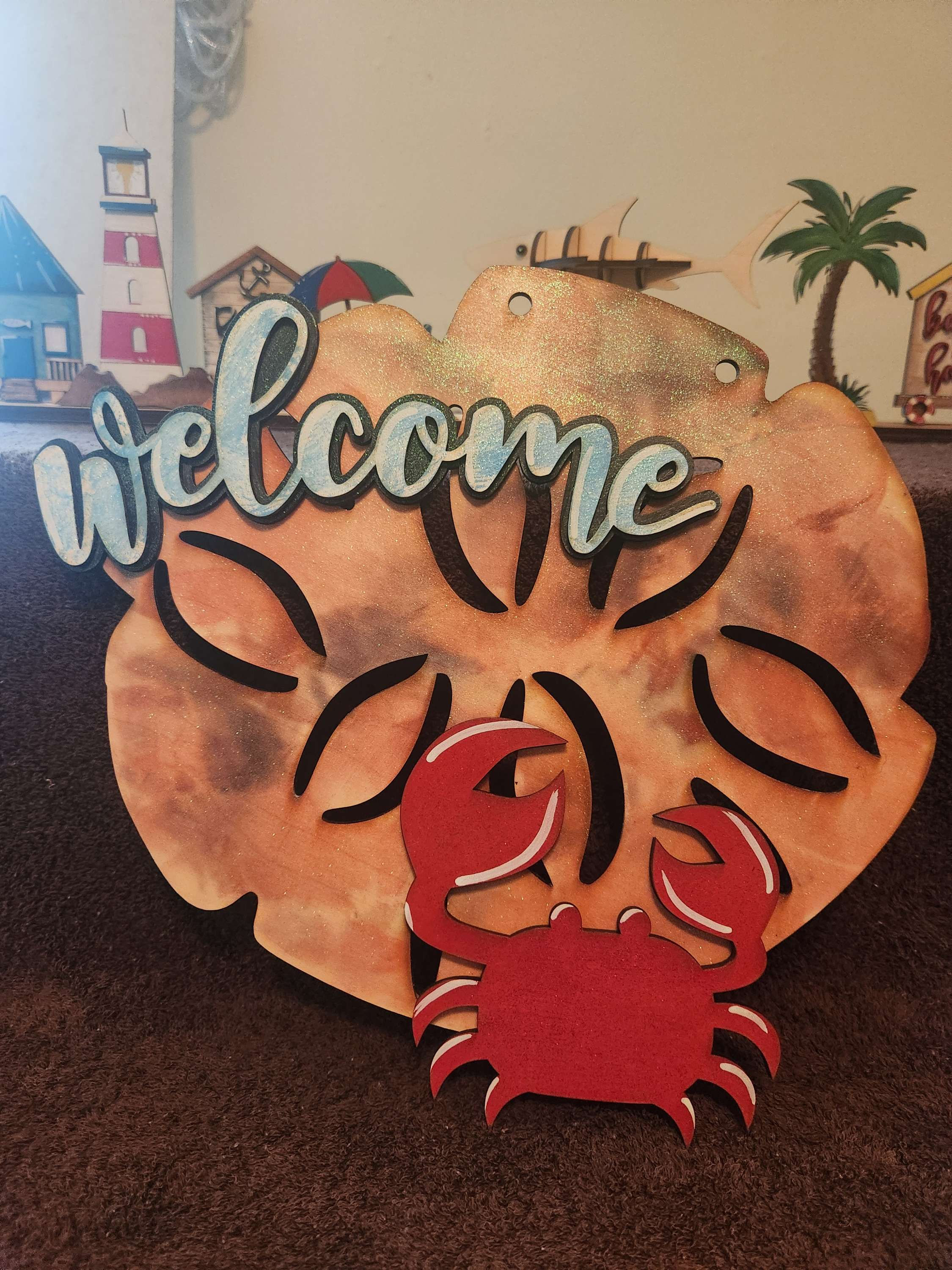 Wooden Welcome Summer Sign